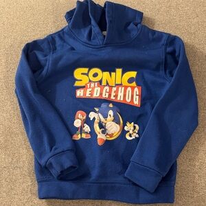 5/$15- Sonic the Hedgehog Blue Kids Sweatshirt